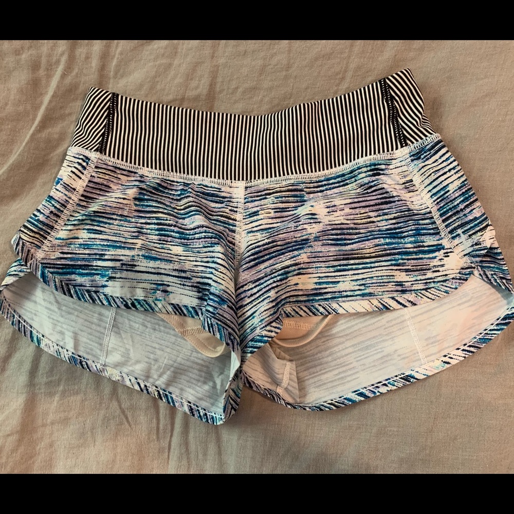 🚨RARE PRINT Lululemon Run Speed Up Short